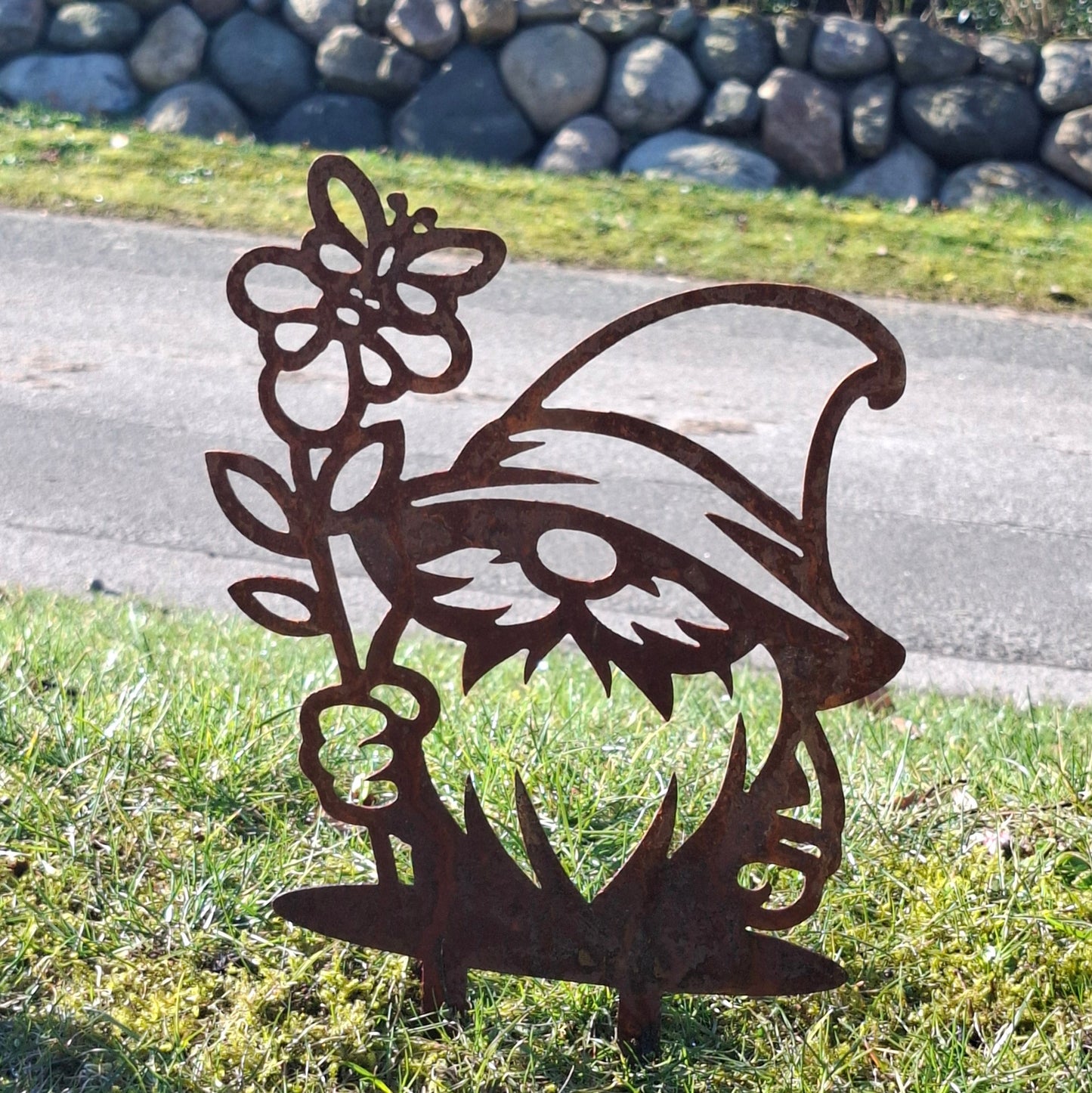 Lustige Zwerge, Gartenstecker, Gartendeko