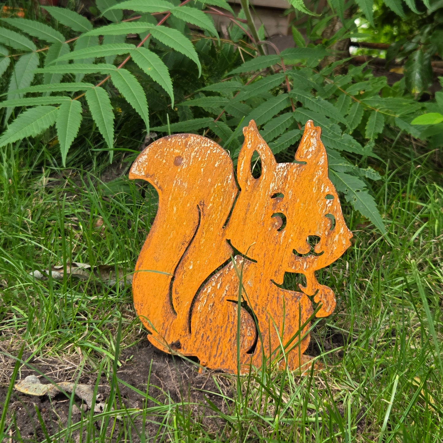 Rostiges Eichhörnchen Rudi Edelrost Gartendeko Rost Deko