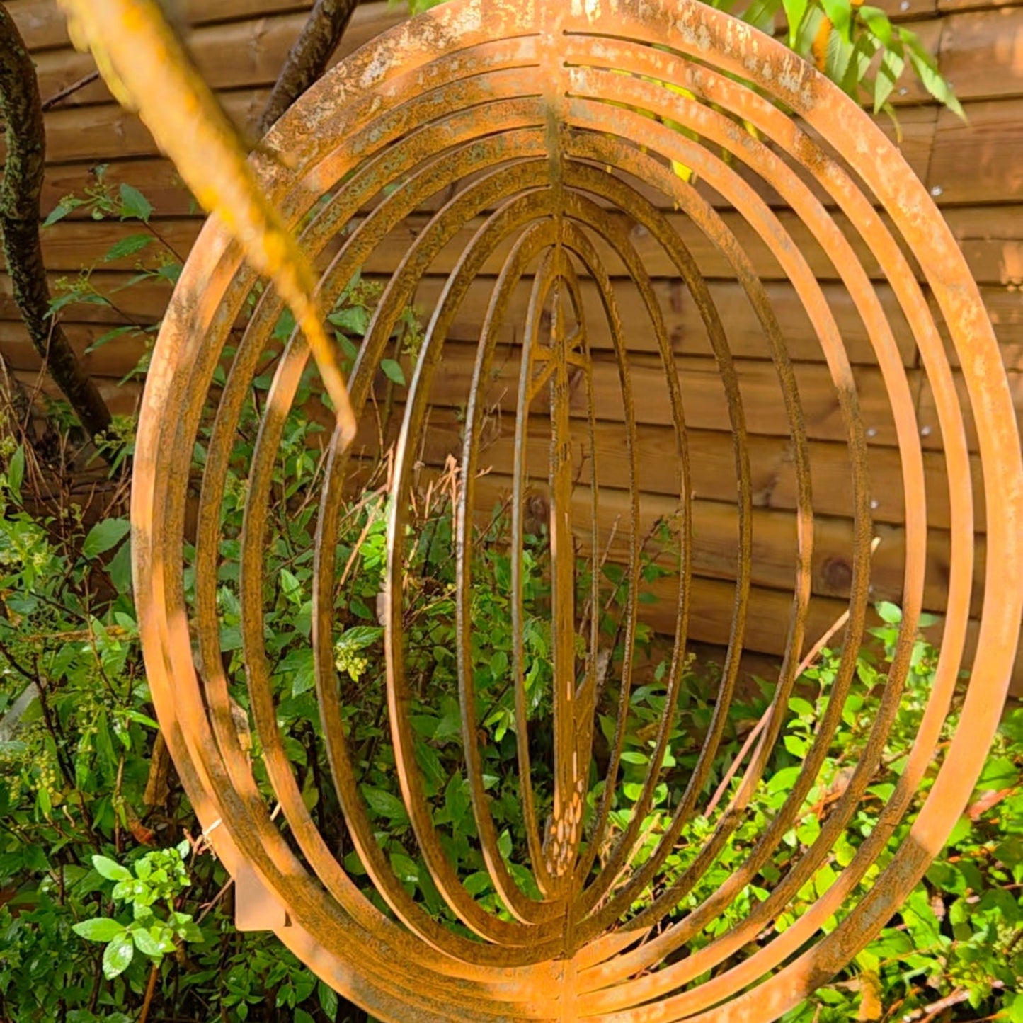 Edelrost-Windspiel Leuchtturm