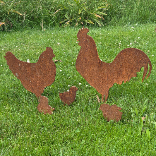 Hühner Familie