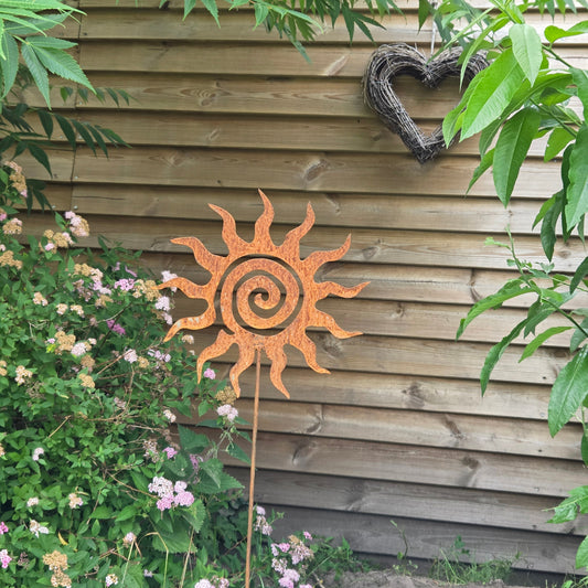 Gartenstecker Sonne