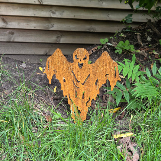 Halloween-Geist Edelrost Gartendeko Rost Deko