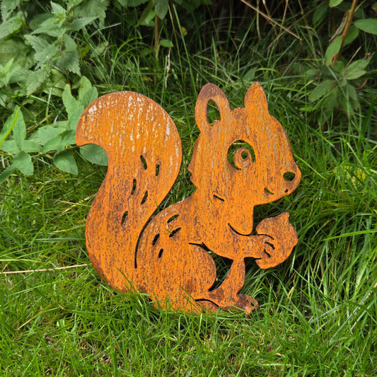 Edelrost-Eichhörnchen Emil Edelrost Gartendeko Rost Deko