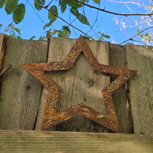 Edelrost Stern – 36 cm