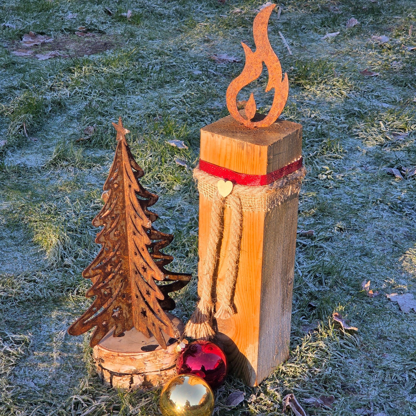 Edelrost-3D-Tanne 35 cm