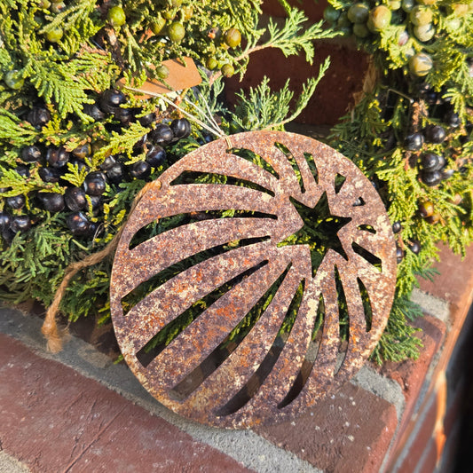 Edelrost-Anhänger Sternschnuppe