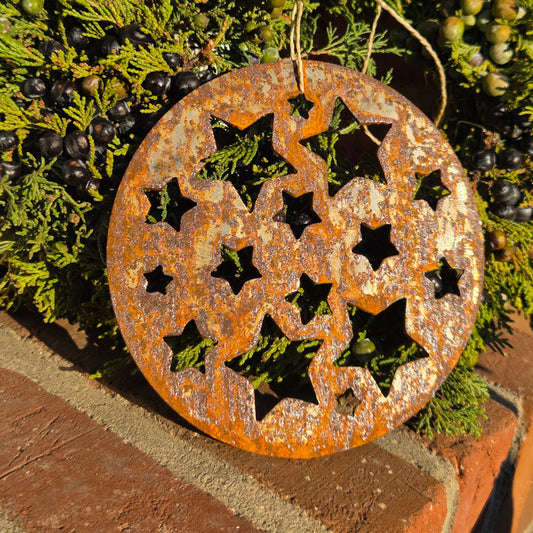 Edelrost-Anhänger Sterne