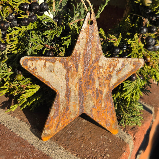 Edelrost-Anhänger Stern